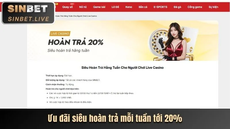 Hoàn trả hàng ngày/tuần bắn cá